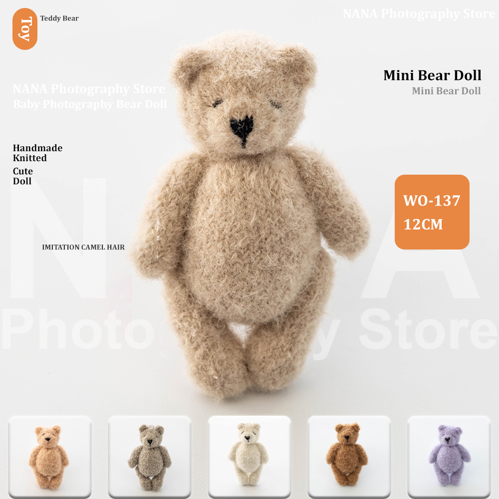 Photographic Memory - Handmade Knitted Teddy Bear Dolls Photography
