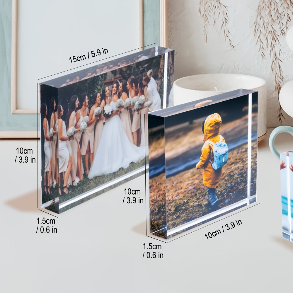 Photographic Memory - Personalized 3D Acrylic Photo Block -