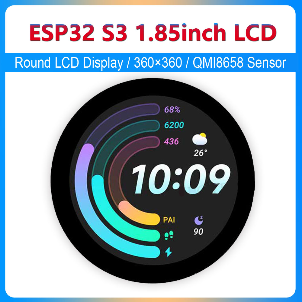 Photograph Mp3 - ESP32 S3 1.85 inch Round LCD