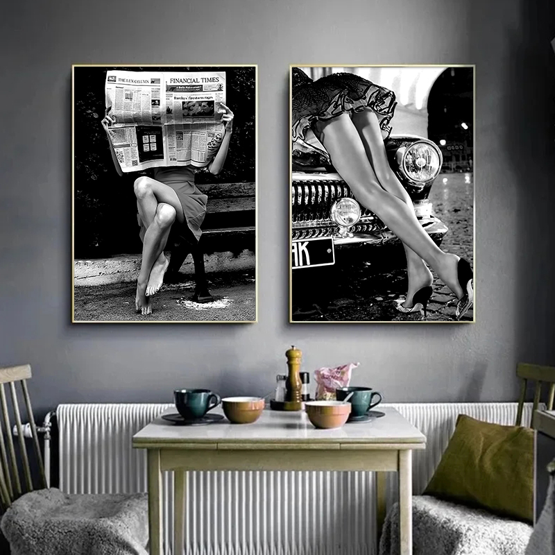 Photography Vintage - Vintage Black and White Sexy Woman