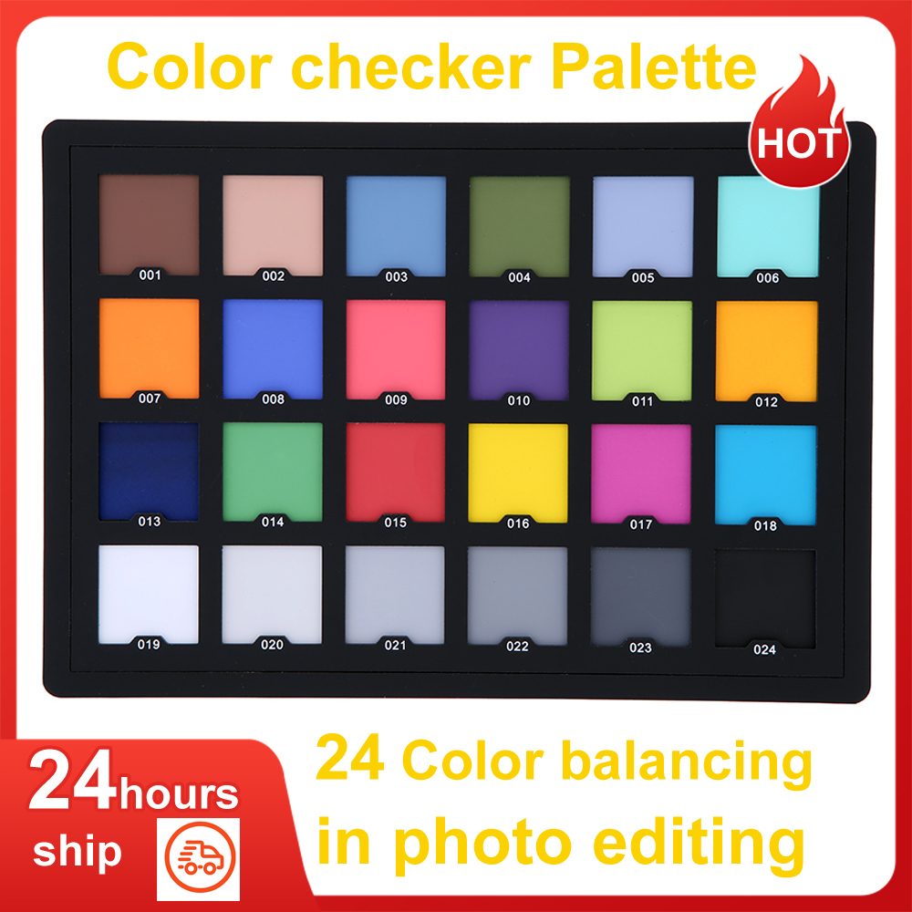 Photography Quiz - Andoer Professional 24 Color checker Palette