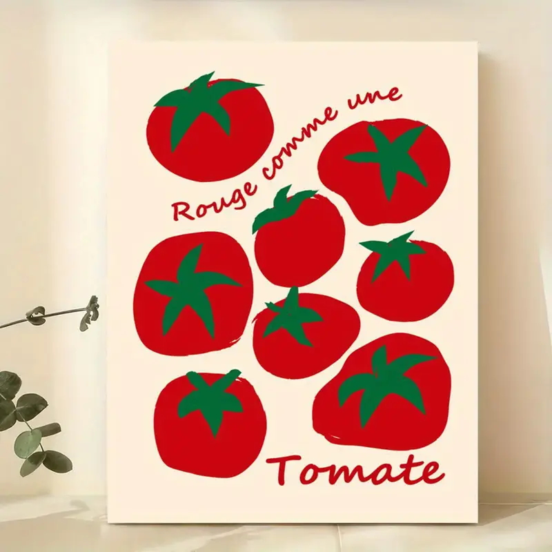 Modern Colorful Red Tomatoes W - Photography Art recension och pris