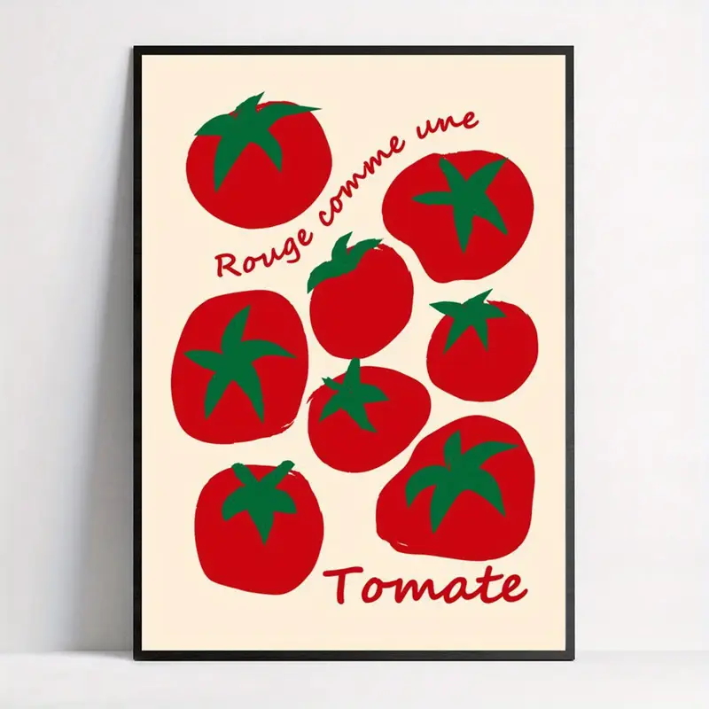 Modern Colorful Red Tomatoes W - Photography Art recension och pris