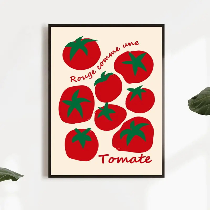 Modern Colorful Red Tomatoes W - Photography Art recension och pris