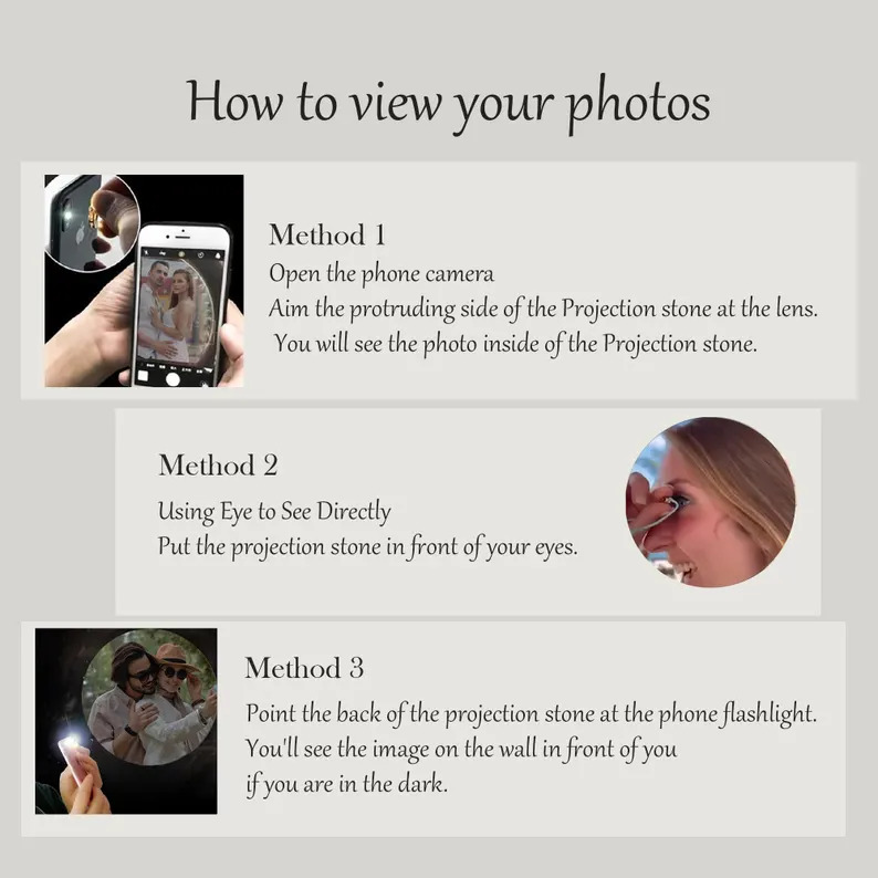 Customized Diamond Projection  - Photographic Memory recension och pris