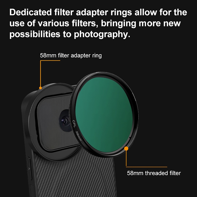 4 in 1 Lens 58mm Mobile Phone  - Nd Filter Set recension och pris