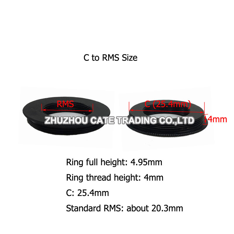 RMS to C Mount Microscope Came - Lens Adapter Ring recension och pris