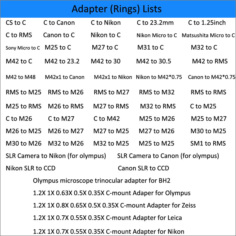 RMS to C Mount Microscope Came - Lens Adapter Ring recension och pris