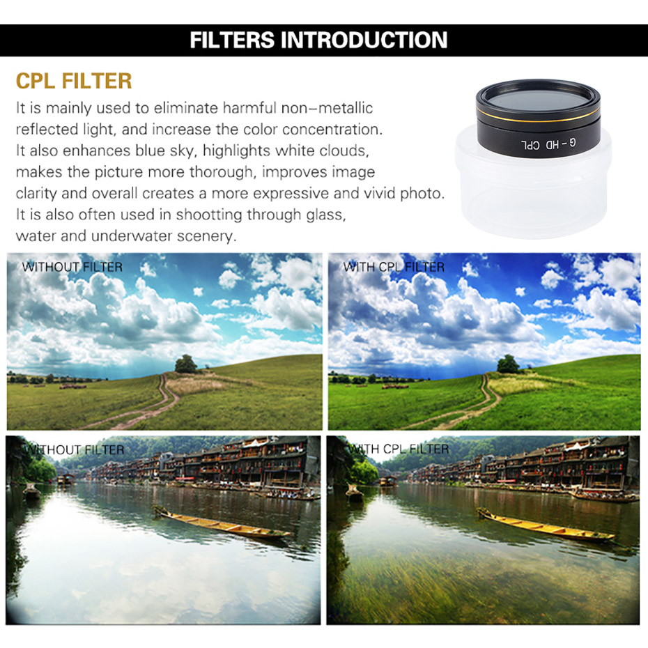 Drone Filter For Phantom 4 Pro - Nd Filter Set recension och pris