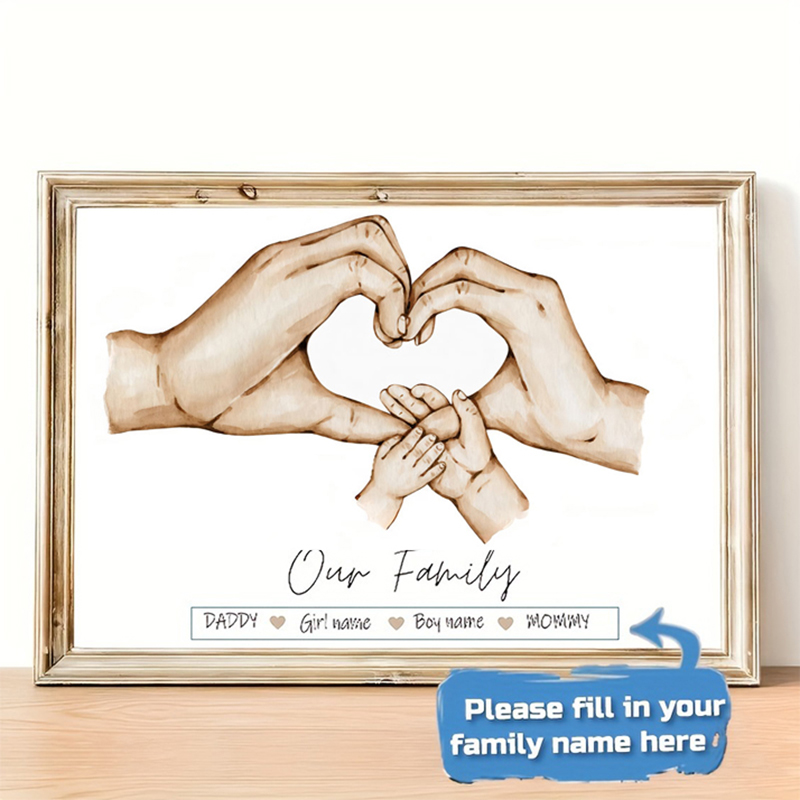 Personalized Custom Family Han - Photography Interior recension och pris