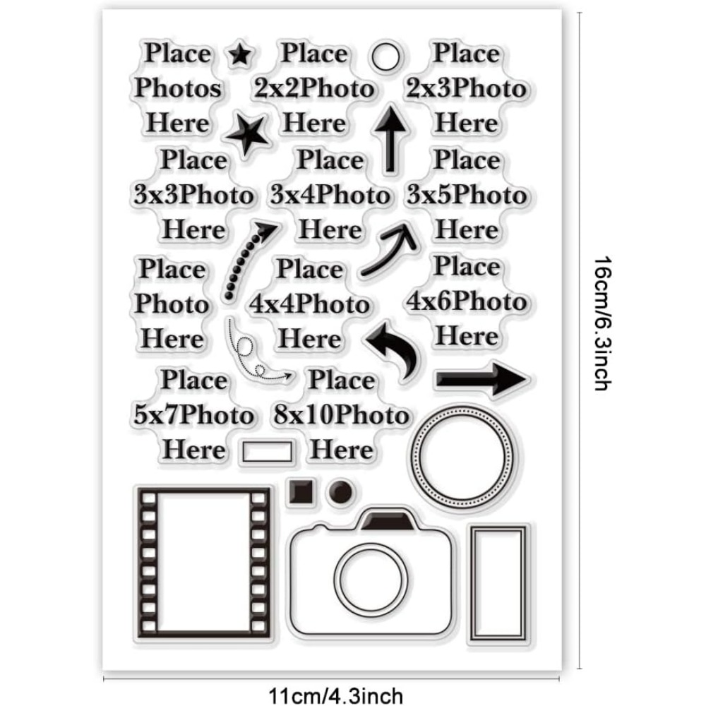 Place Photo Here Clear Stamp A - Photographic Memory recension och pris