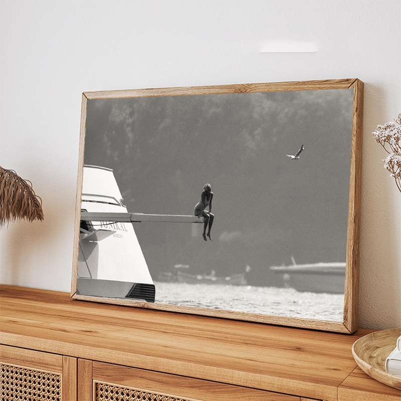 1pc frameless Canvas Painting  - Photography Vintage recension och pris