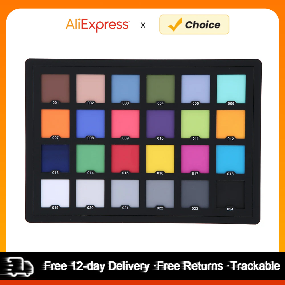 Professional 24 Color Card Tes - Photography Quiz recension och pris