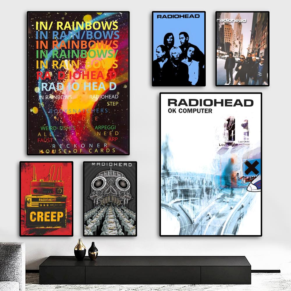 R-Radiohead Band Rainbow Paint - Photography Art recension och pris