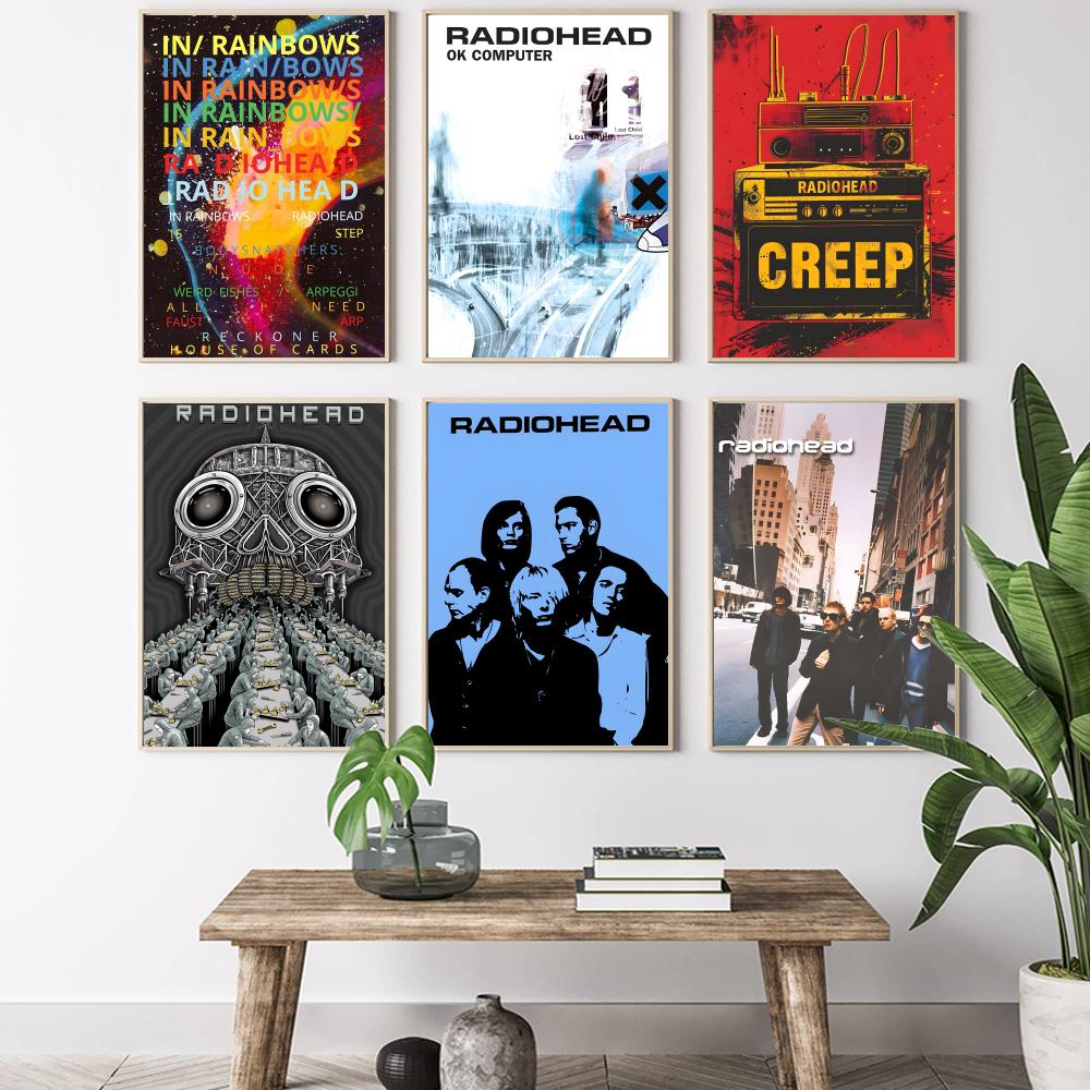 R-Radiohead Band Rainbow Paint - Photography Art recension och pris