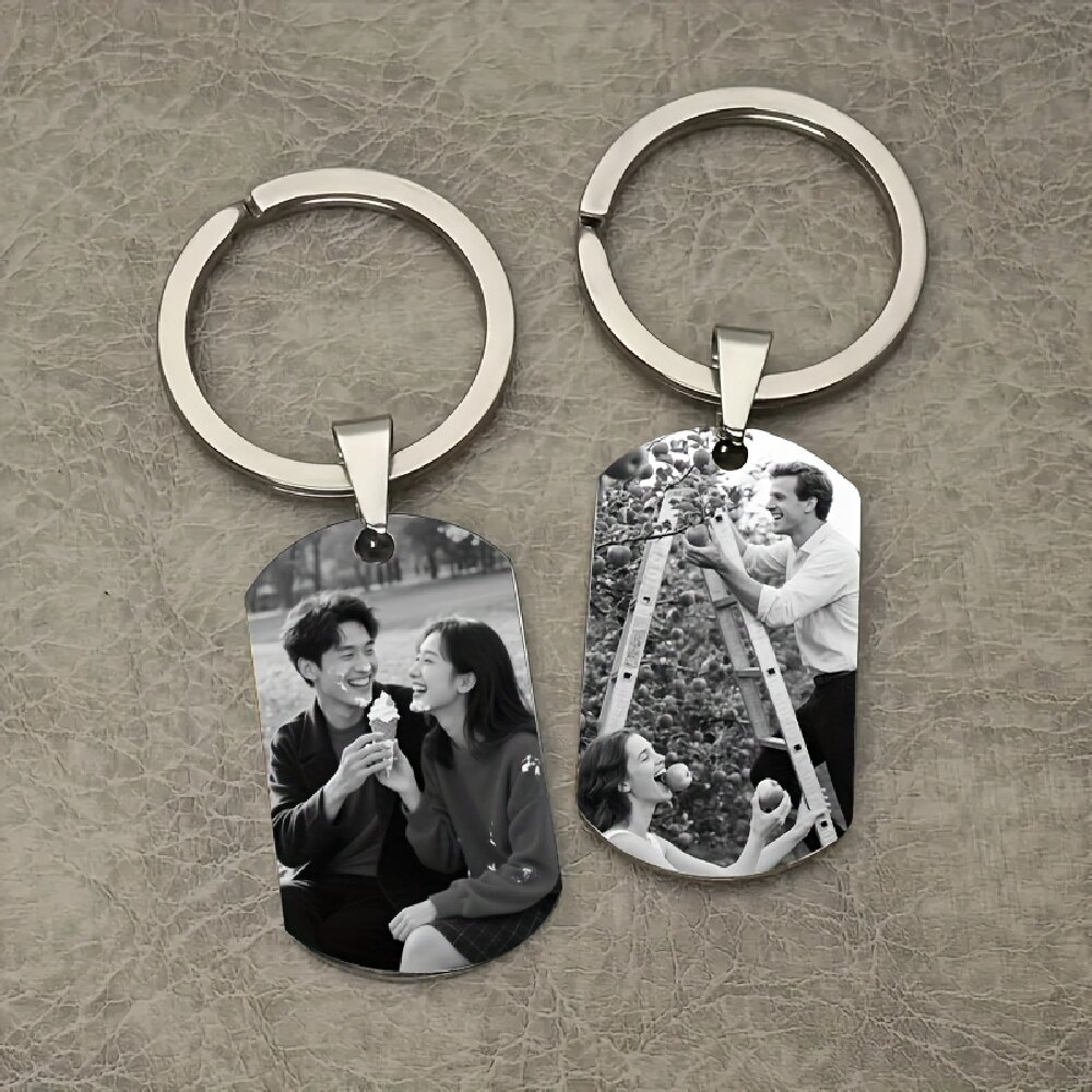 Personalized Custom Keychain E - Photographic Memory recension och pris
