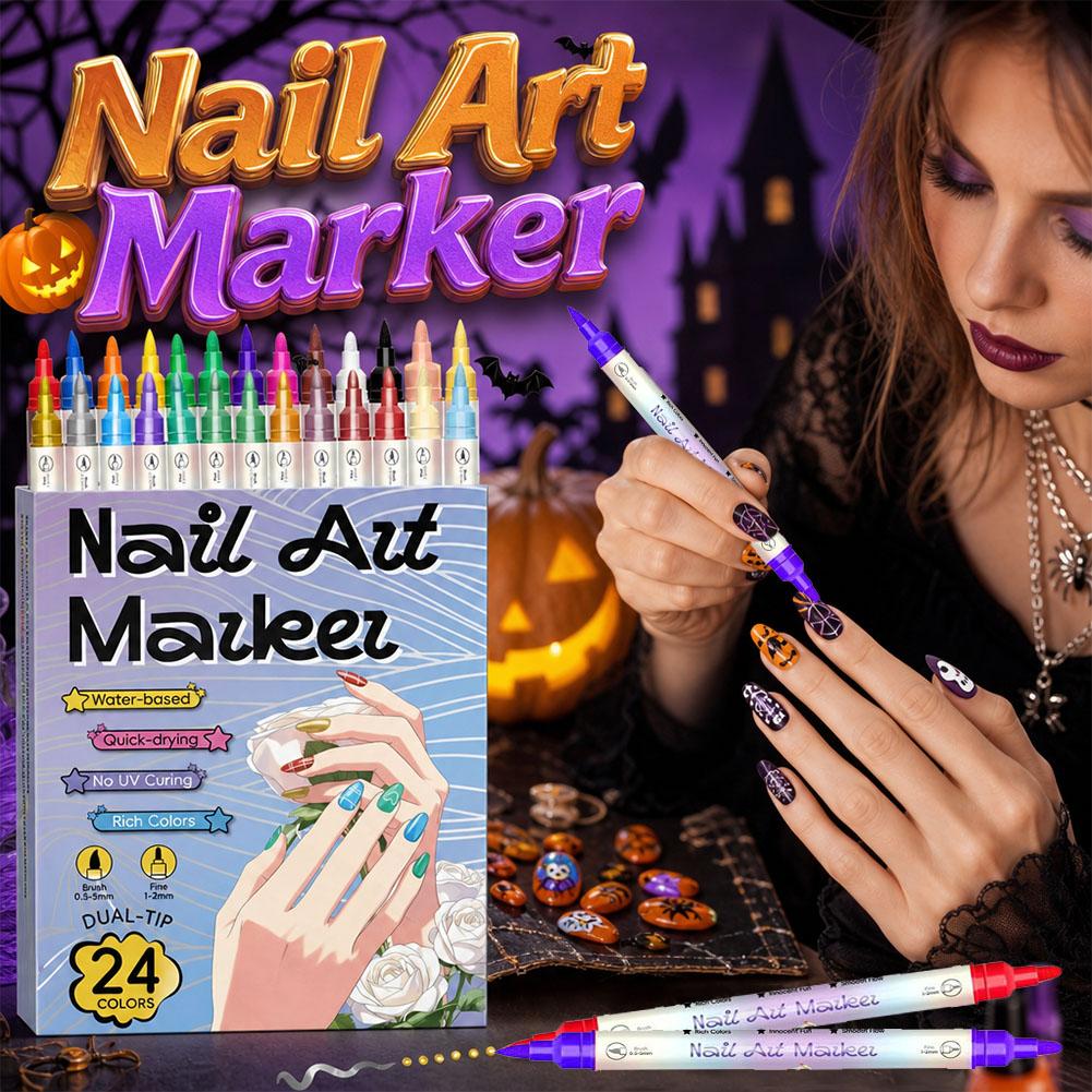 12/24 Colors Dual Tip Nail Art - Photography Fine Art recension och pris