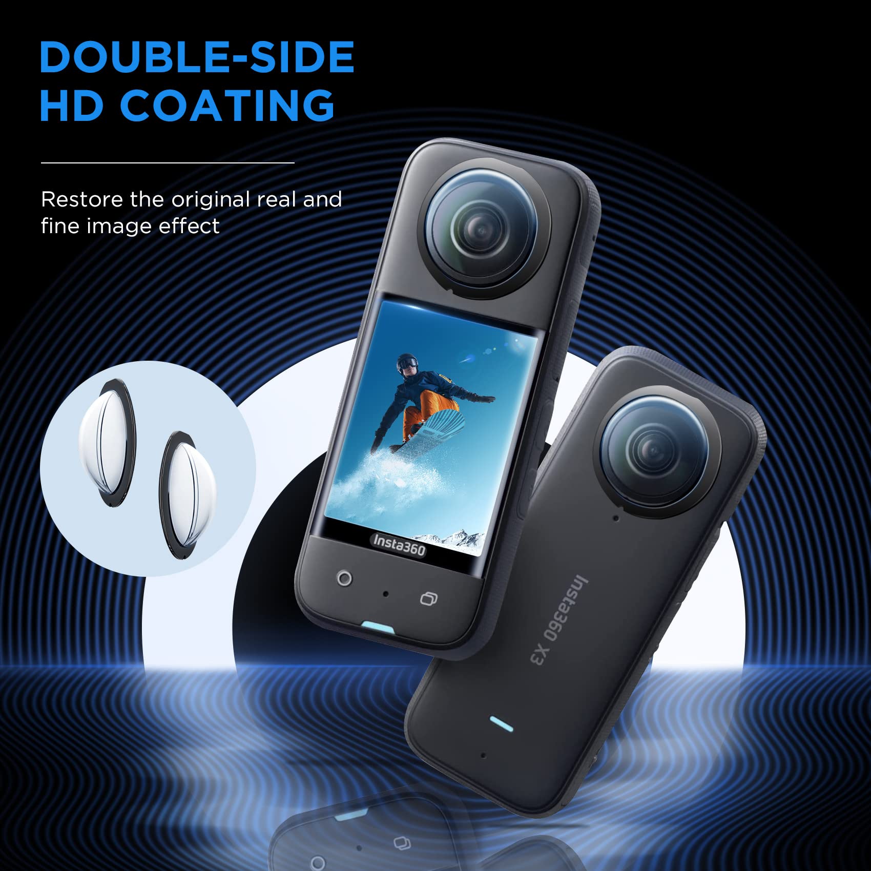 Lens Guard for Insta360 X3 Acc - Insta360 Camera X3 recension och pris