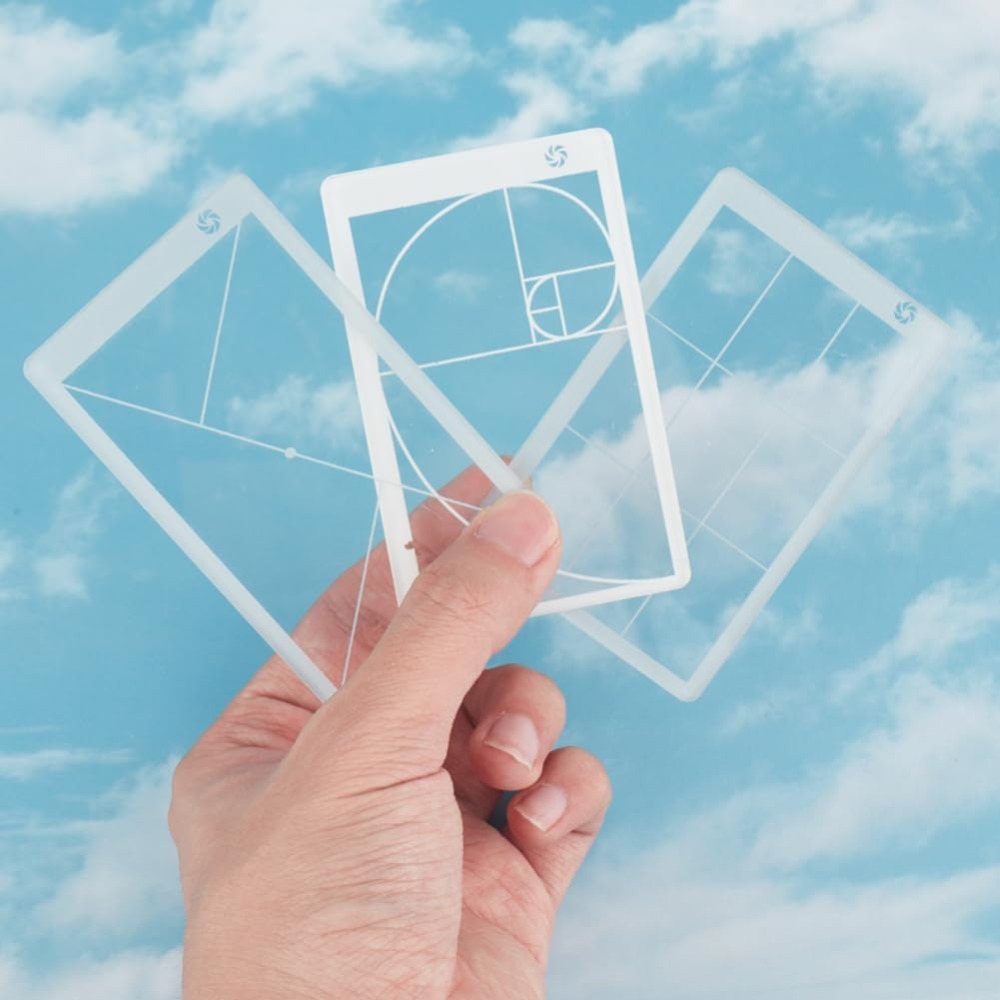 3pcs Golden Ratio View Finder  - Photography Rules Of Composition recension och pris