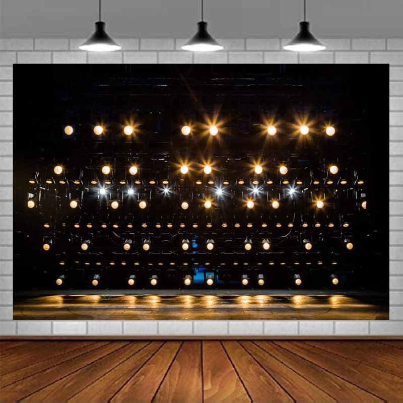 Stage Photography Backdrop Yel - Photography Yellow Light recension och pris