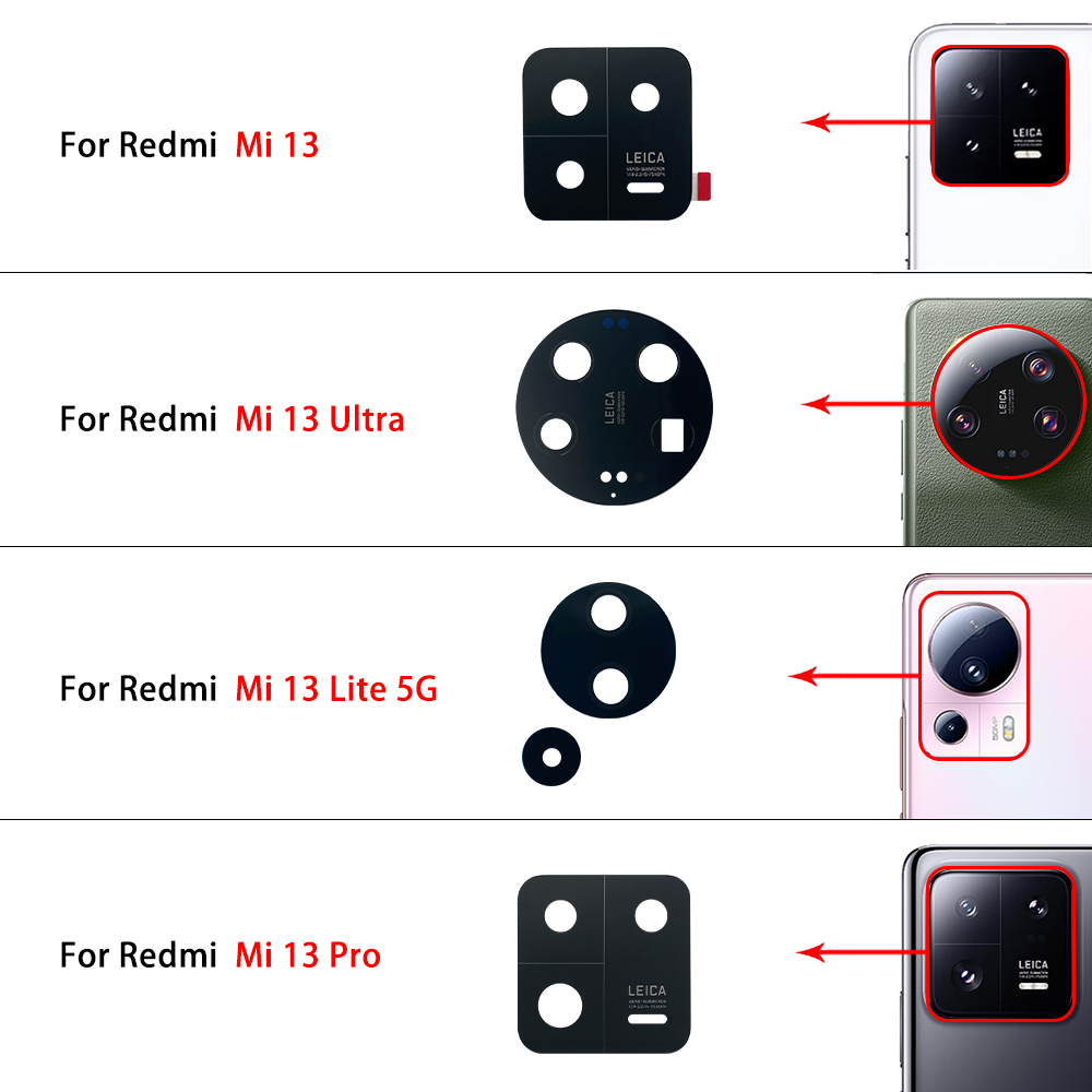 50Pcs，NEW Back Rear Camera Gla - Photography Kit Xiaomi recension och pris
