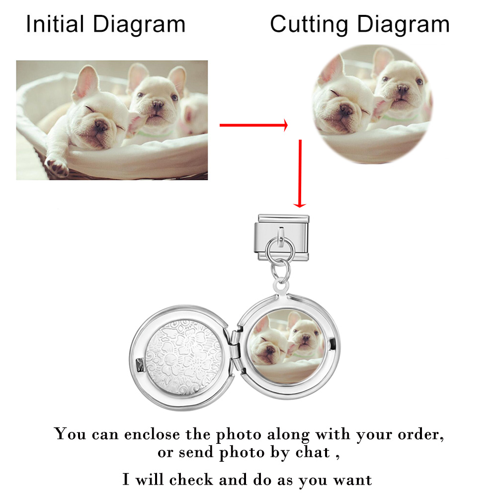 GEMOSA Customized Heart Pendan - Photographic Memory recension och pris