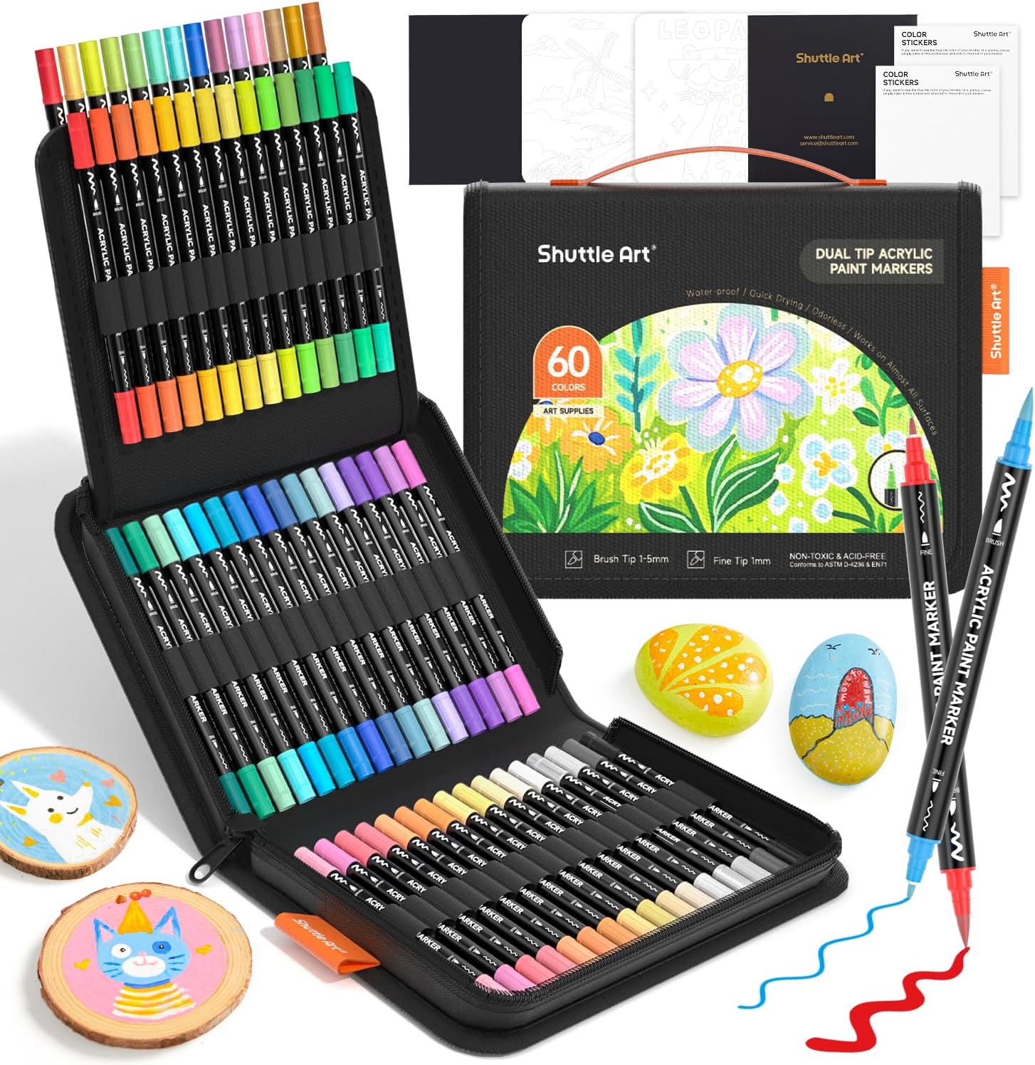 Shuttle Art 60 Colors Dual Tip - Photography Fine Art recension och pris
