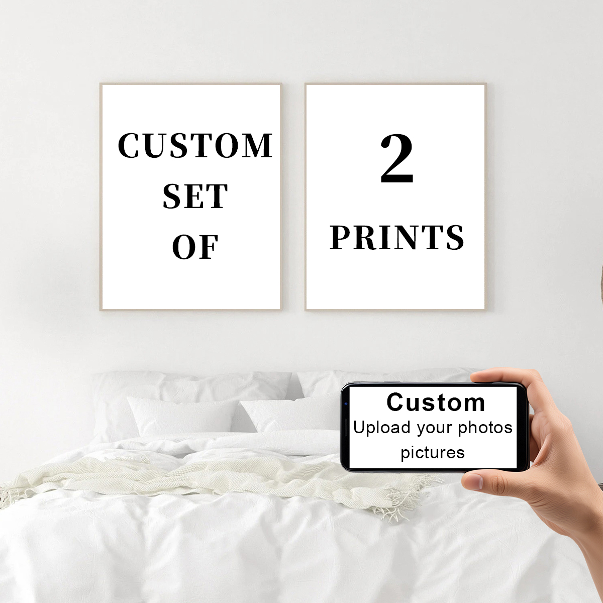 2pcs/set Custom Canvas Prints  - Photography Interior recension och pris