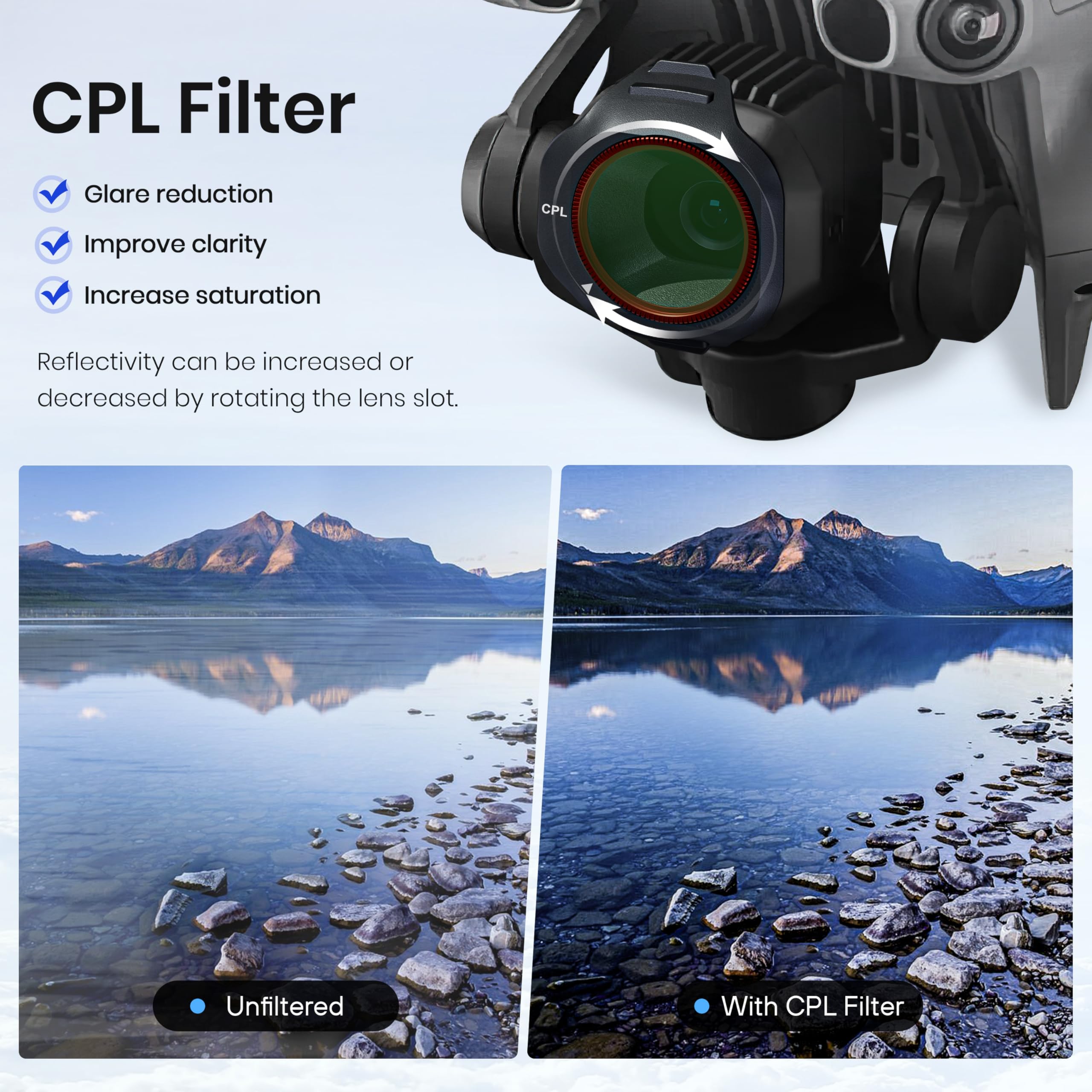 ND/CPL Filter Set for DJI Mini - Nd Filter Set recension och pris