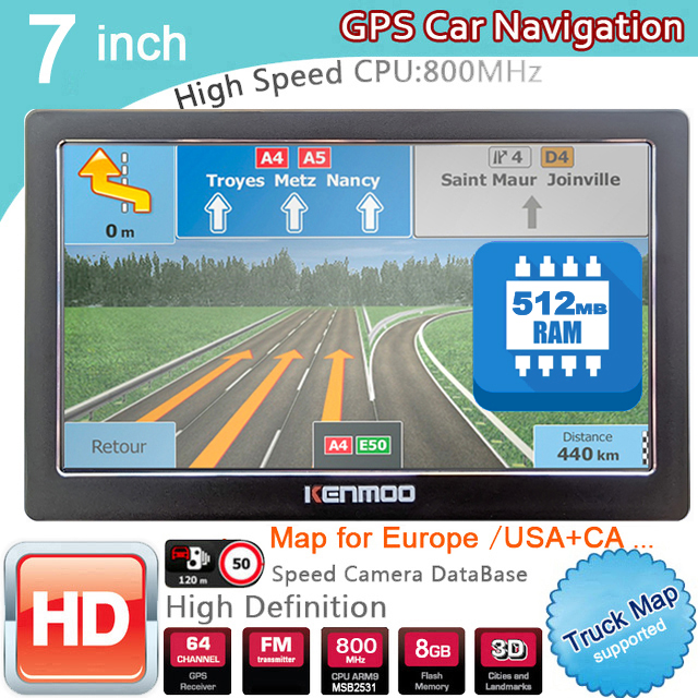 7 Inch HD GPS Portable Navigat - Photograph Mp3 recension och pris
