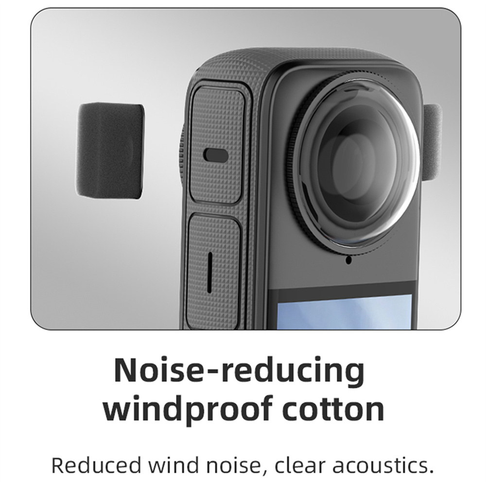 6Pcs Mic Windscreen For Insta3 - Insta360 Camera X3 recension och pris