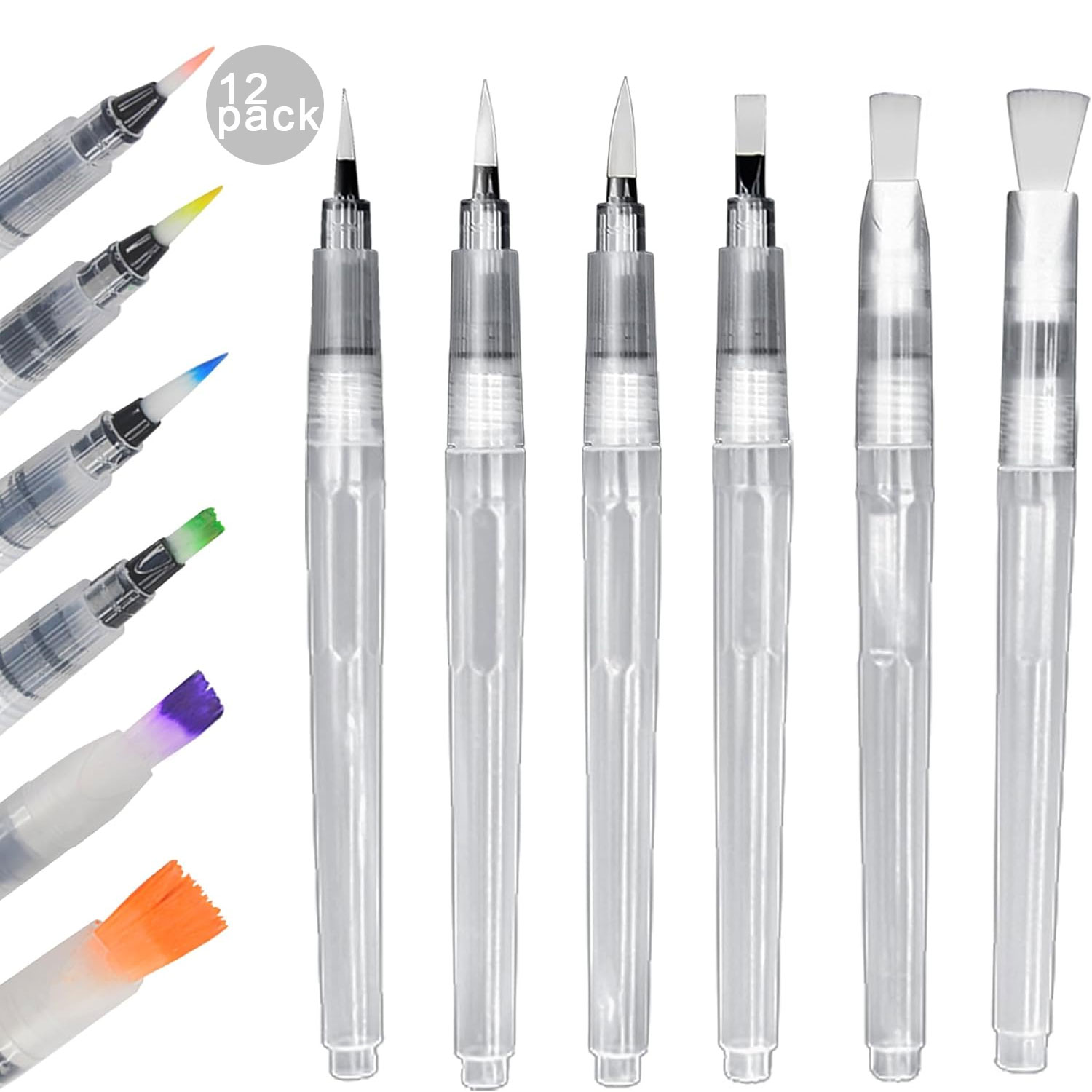 6/12/18pcs Water Color Brush P - Photography Fine Art recension och pris