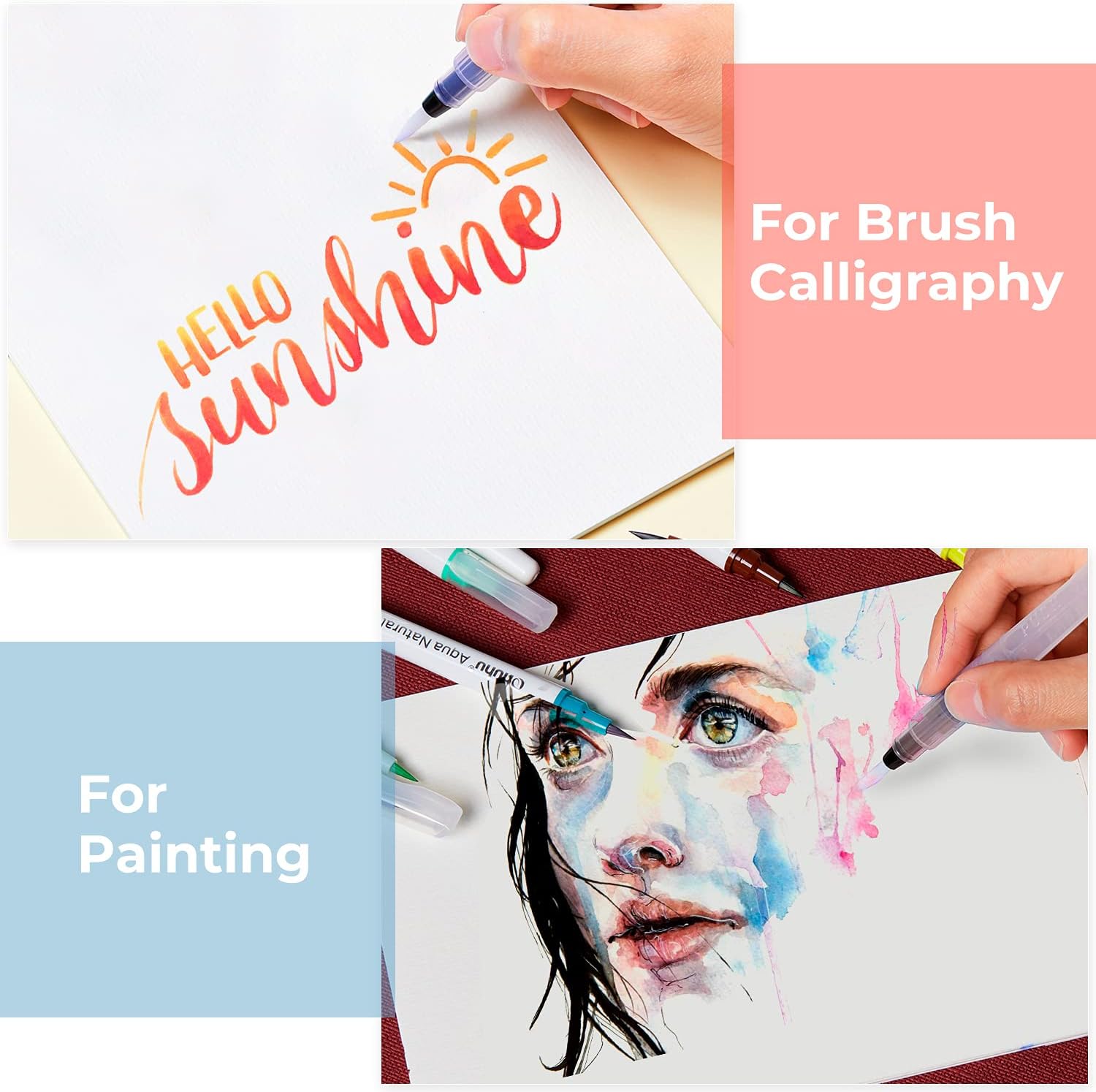 6/12/18pcs Water Color Brush P - Photography Fine Art recension och pris