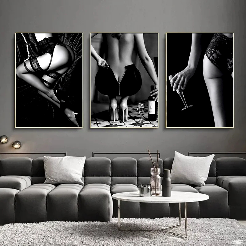 Vintage Black and White Sexy W - Photography Vintage recension och pris