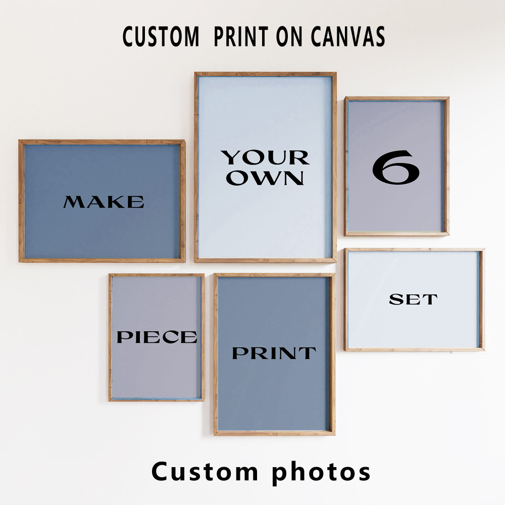 6pcs/set Custom Canvas Prints  - Photography Interior recension och pris