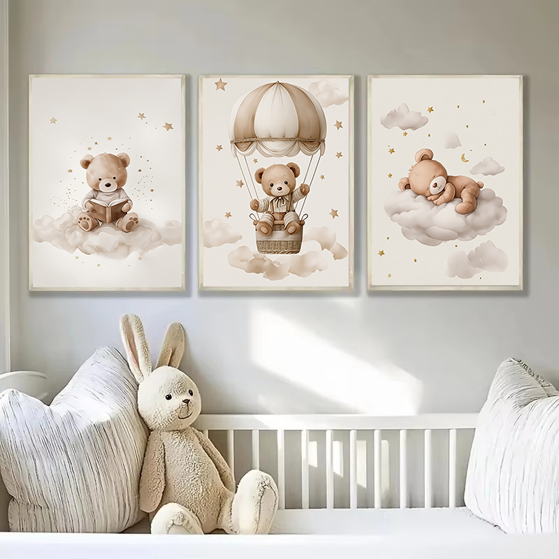 3pcs/set Bohemian Teddy Bear A - Photography Interior recension och pris