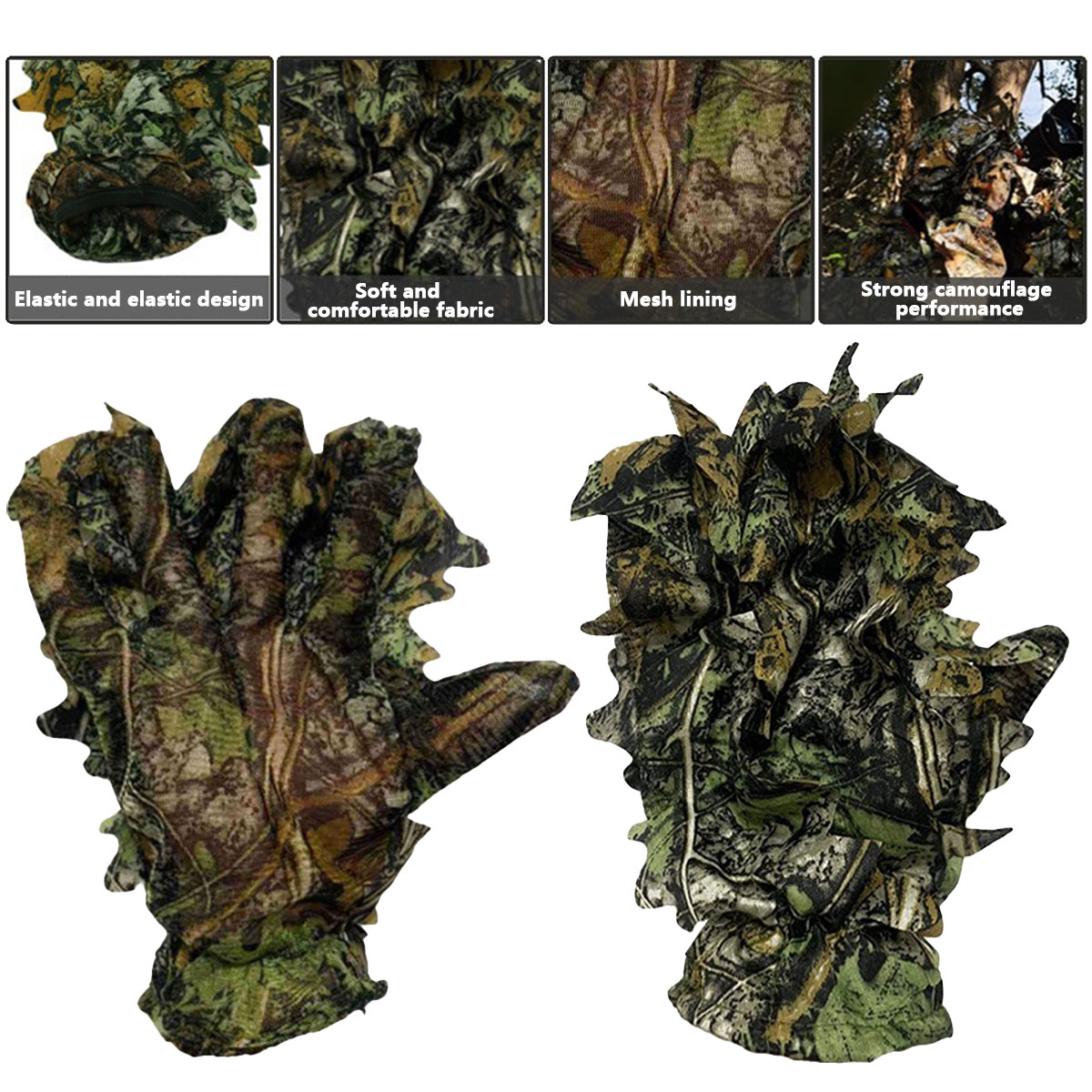 3D Camouflage Leaf Hunting Glo - Photography Training recension och pris